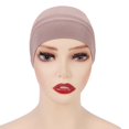 thumbnail image 1 of Gorra cilíndrica monocromática modal, gorra de base, gorra de cuello de mujer de algodón mercerizado de alta elasticidad, 1 of 6