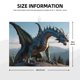 thumbnail image 2 of Fotbe Wild Blue Cool Dragon Alfombrilla de Secado para Cocina con Estampado, 18x24 Pulgadas, 2 of 7