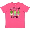 thumbnail image 3 of Inktastic What's Up Succas Funny Cacti Plants Youth T-Shirt, 3 of 5