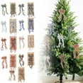 thumbnail image 1 of Velvet Bow Floral Hanging for Weddings and Festive Party Decorations 2PCS, 1 of 6