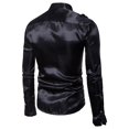 thumbnail image 5 of Performance Design Men's Standing Casual Fashion Long Sleeve Shirt Black XL, 5 of 5