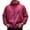 Pink, variant on LNZGNM Men's Jacket UV Protection Full Zipper Quick Dry Coats Casual Lightweight Long Sleeve Adjustable Hoodies Summer Top,Black 2XL