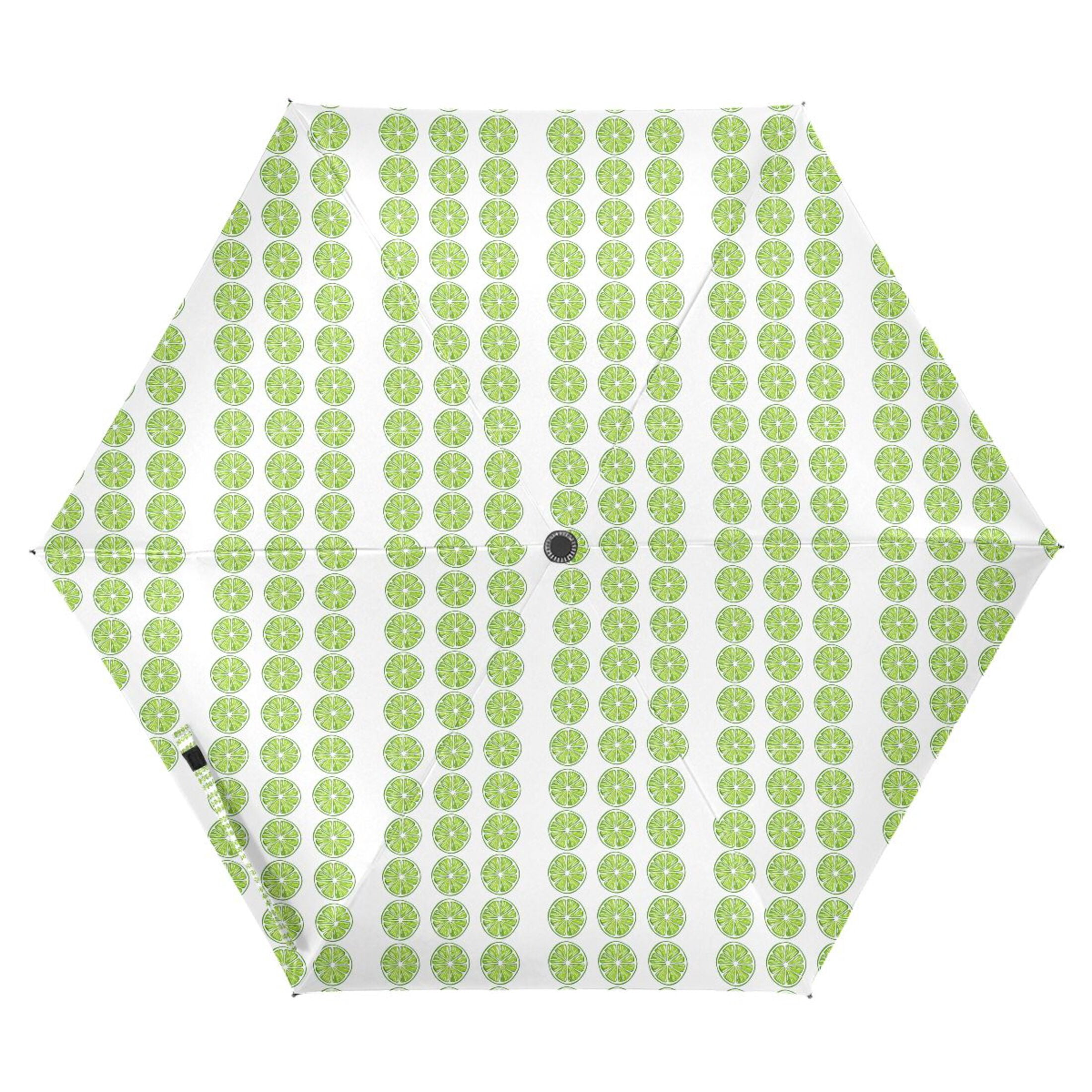 Lemon Slice Compact Sun Umbrella Windproof Travel Umbrellas for Rain Strong Portable UV Protection
