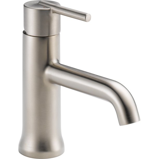 Delta 559LFSSTP Trinsic SingleHole 1Handle MidArc Bathroom Faucet