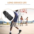 thumbnail image 3 of FUTUREORYY Basketball Bag Black Mesh Design Large Capacity Sports Ball Carrier with Shoulder Strap, 3 of 4
