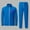 Blue, variant on Wavsuf Men's Sweatsuits Set 2 piece Jogger Set for Men Motion Shirt Lightweight Sweatshirt and Sweatpants Blue Size S