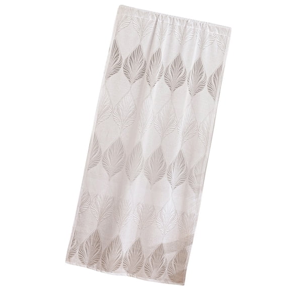 Privacy Sheer Door Curtain Floral French Style Polyester for Door Window Closet Rod Pocket Home Textile Decors