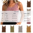 thumbnail image 4 of Liweisiy Women's Vintage Tank Tops Floral Sleeveless Crewneck Loose Fit Shirts Summer Casual Layering Tops Brown-4 M, 4 of 6