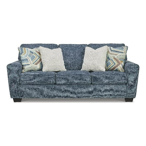 Signature Design by Ashley Cashton Blue Queen Sofa Sleeper