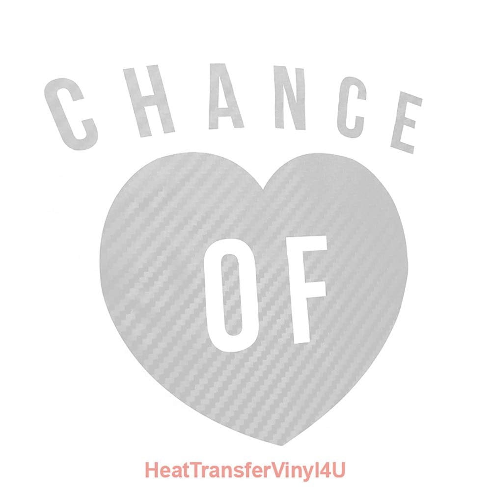 HT Carbon Iron On Heat Transfer Vinyl 20" Silver, 25 Yards