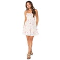 thumbnail image 5 of Celebrity Pink Women's Spaghetti Strap Mini Sun Dress, Sizes XS-XXXL, 5 of 6