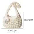 thumbnail image 2 of Bolso Bandolera Acolchado Hombro Mujer Citas para Niñas Gran Capacidad, 2 of 9