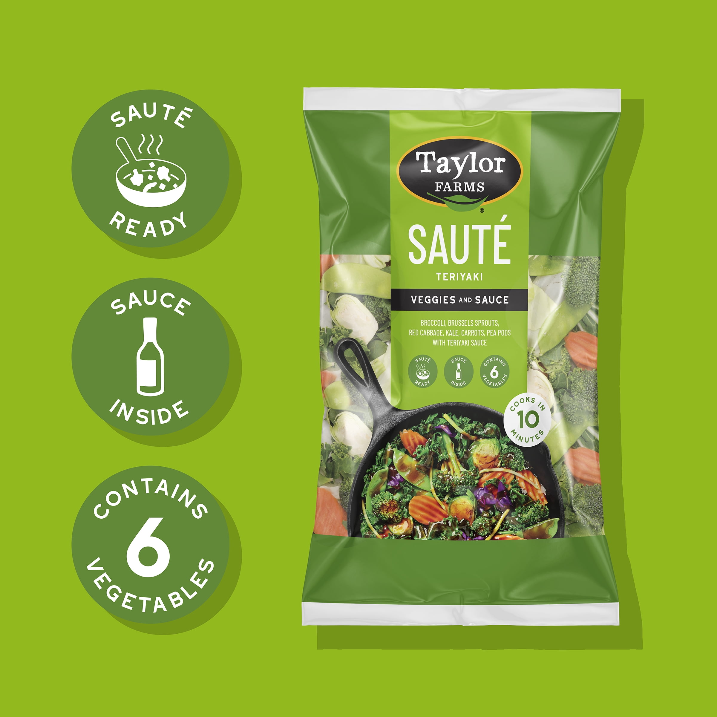 Taylor Farms Teriyaki Stir Fry Kit Packaged Meal, 12.5 oz