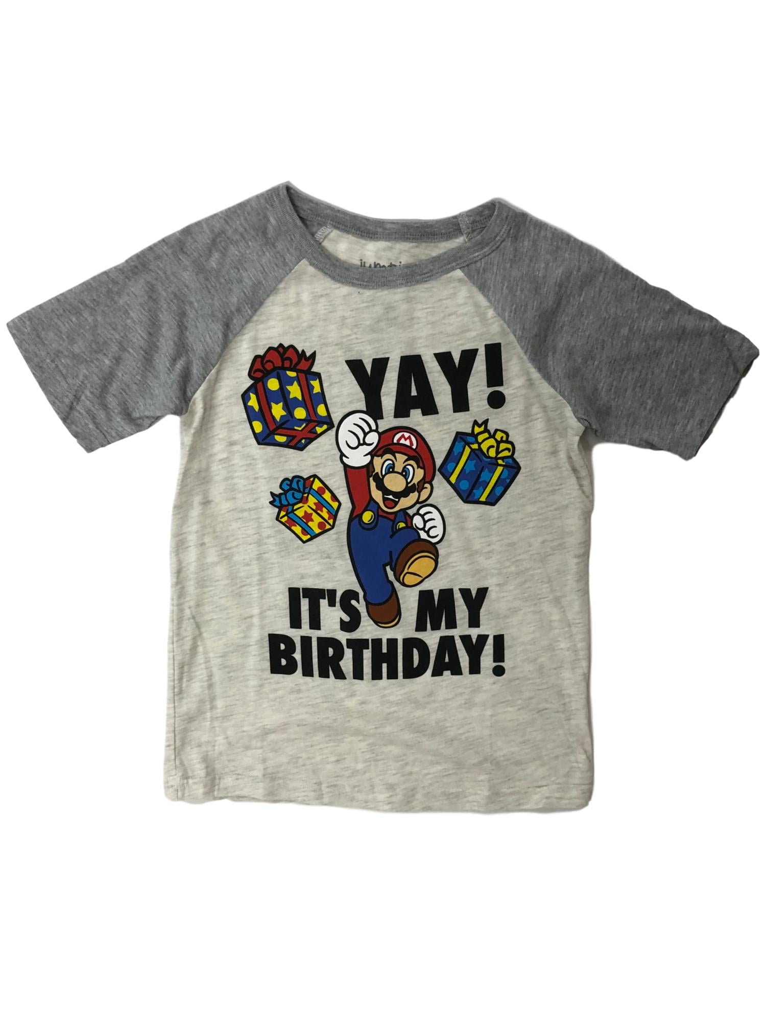 Super Mario Bros kids t-shirt for boys and girls short sleeve 3D printing gift