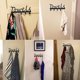 thumbnail image 3 of Ganchos para toallas Toalleros de baño Toallero y organizador Negro Arenado Montado en la pared 5 ganchos para puertas A prueba de herrumbre e impermeables para órganos de baño, 3 of 4