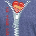thumbnail image 3 of CafePress - Zipper Club T Shirt - Mens Tri-blend T-Shirt, 3 of 4