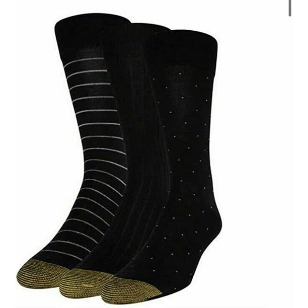 Watson Wool GOLD TOE Men's Dress Crew Socks, 3 Pairs, Size 612.5, Merino Wool Blend, Perfect