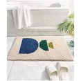 thumbnail image 2 of Alfombra de baño JessMay, antideslizante, esponjosa y suave, de microfibra de felpa, 2 of 8