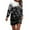 Black, variant on Fiaer Christmas Themed Dresses for Women Retro Long Sleeve Party Tunic Dress Snowflake Graphic Winter Holiday Party Pullover Dress Green XXL