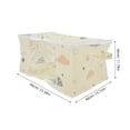 thumbnail image 2 of OUNONA Sacs de Rangement pour Couvertures Sac de Rangement Tissus Non Tissés pour Déménagement Lot de 1, 2 of 8