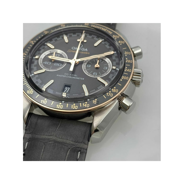 Omega Speedmaster Racing Steel Gold Grey Dial Mens Watch 329.23.44.51.06.001