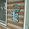 thumbnail image 6 of Designocracy MA8198434-12 12 in. Gecko Wooden Custom House Number Sign Decor, 6 of 7