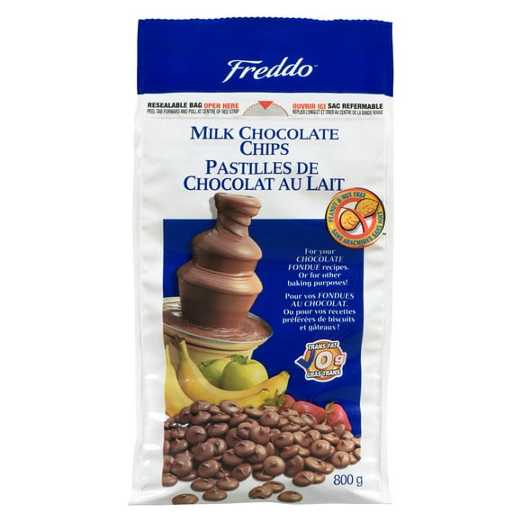 Freddo Creamy Milk Chocolate Chips 800g, Freddo Milk Choc Chips