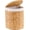Natural, variant on Casa Pura Furniture Natural Water Hyacinth Half Round Wicker Laundry Hamper with Lid and 2 Removable Liner Bags, Handwoven Dirty Clothes Storage Basket