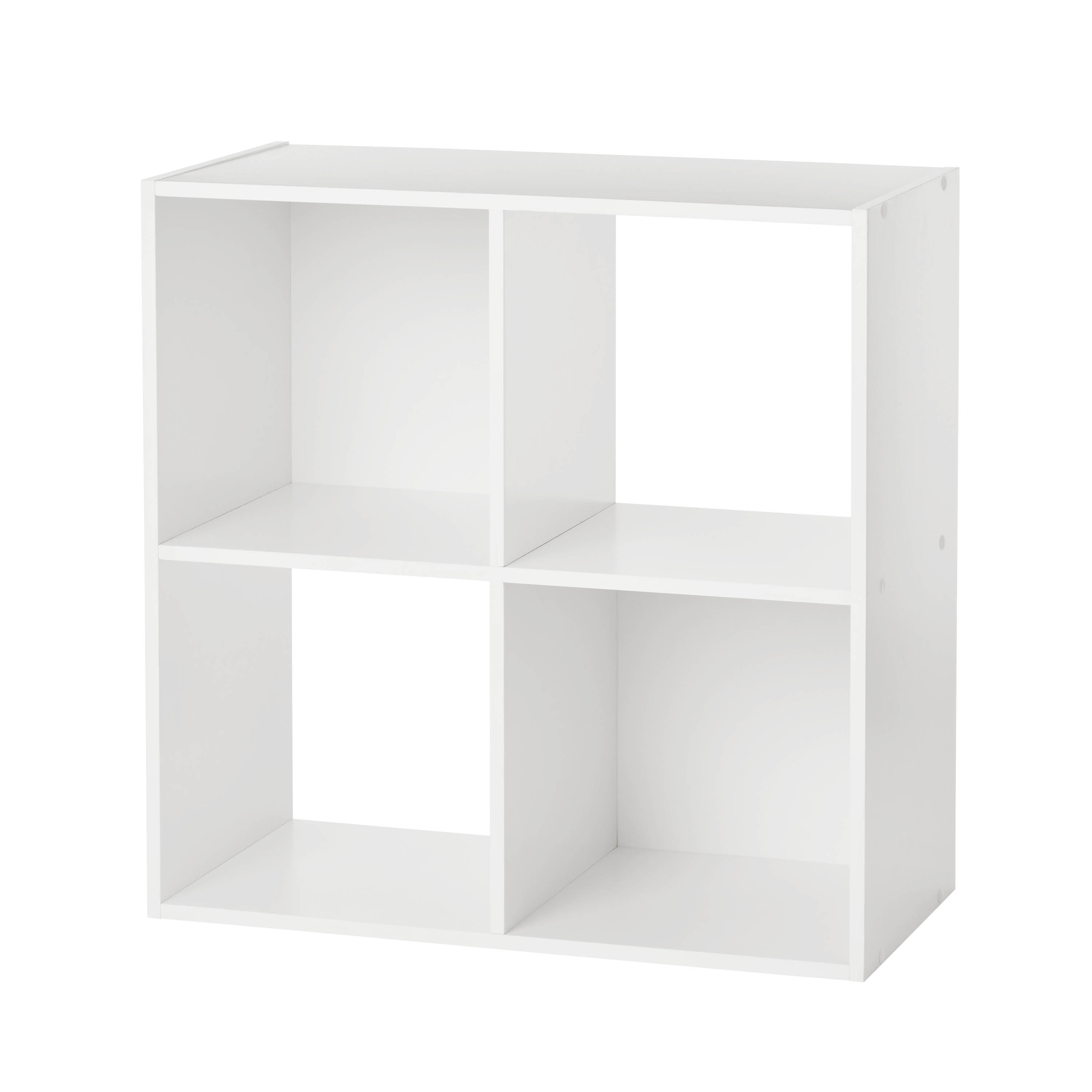 Mainstays 4 Cube Storage Organizer, White