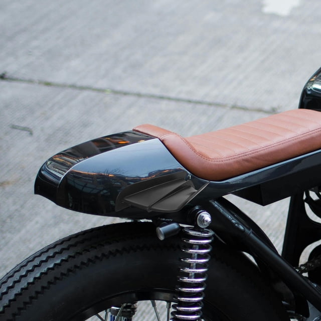 EXHUMKY 1Par Frontal Estilo Deportivo Para Motocicleta En Material Plástico Negro