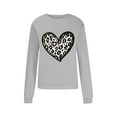 thumbnail image 5 of Valentines Day Sweatshirt for Women, Printed Sweatshirts Women, Crew Neck Long Sleeve Sweatshirt Ladies Casual Valentine's Day Printed Long Sleeved Round Neck Top, 5 of 8