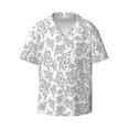 thumbnail image 3 of Goofa Snake Printed Men's Casual Short-sleeved Shirt,Lightweight Breathable Button-down,Summer Casual men's top,Versatile Fashion shirt-3X-Large, 3 of 7