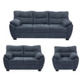 thumbnail image 1 of Sala 3-2-1 DICASA Monza (Sofá, Love Seat y Sillón) Azul para Sala, 1 of 8