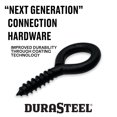 thumbnail image 6 of Hillman Durasteel Screw Eye .307" x 2-7/8", Outdoor Screw Eye, 120lb Load Limit, Black, Steel, 0.1 lb, 1 Piece, New, 6 of 7
