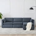 thumbnail image 6 of CHITA Oversized Modular Sectional Sofa Set with Storage Ottoman,Extra Large L Shaped Sofa Couch with Reversible Chaise,4 Seat Modern Modular Sofa for Living Room,Blue,112 inch Width, 6 of 9