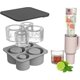 thumbnail image 1 of Ice Cube Tray For Stanley Cup, Large Silicone Ice Cube Tray With Lid For Tumbler Cup 20oz, 30oz, 40oz, Ice Cube Mold For Travel Mug, 1 of 5