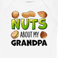 thumbnail image 4 of Inktastic Nuts About My Grandpa Peanut, Almond, Pistachio Boys or Girls Baby Bodysuit, 4 of 5