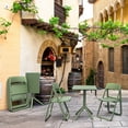 thumbnail image 4 of Dream Folding Outdoor Bistro Set with Olive Green Table and 2 Olive Green Chairs, 4 of 5