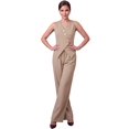 thumbnail image 1 of Conjunto Elegante de 2 Piezas Chaleco Entallado y Pantalón Palazzo para Mujer, 1 of 5