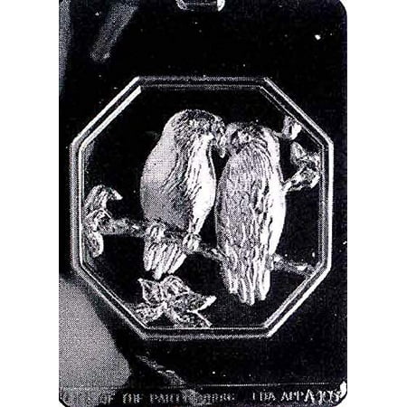 

Candyland Crafts Bird Pour Box - Top Chocolate Candy Soap Mold | Molding Chocolate Soap or Plaster - Food Safe Plastic Cake Decoration - A105A - (2 Pack)