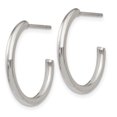 thumbnail image 3 of Acier Inoxydable 19mm 2mm J Boucles d'Oreilles C Post, 3 of 8