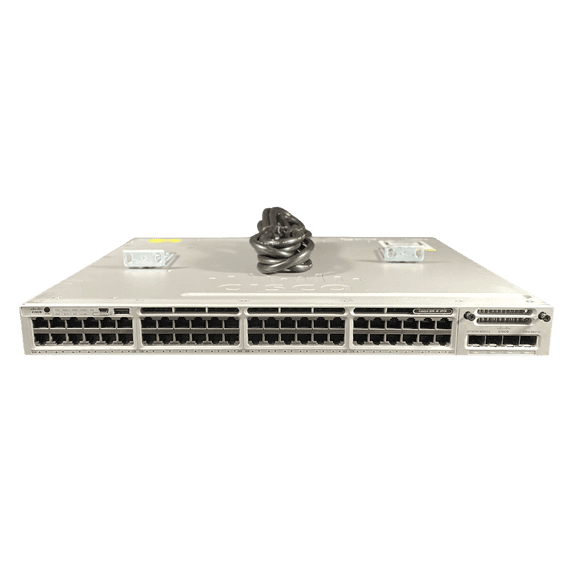 Restored Cisco WS-C3850-48U-E 48 Port Gigabit PoE+ Switch (Refurbished)