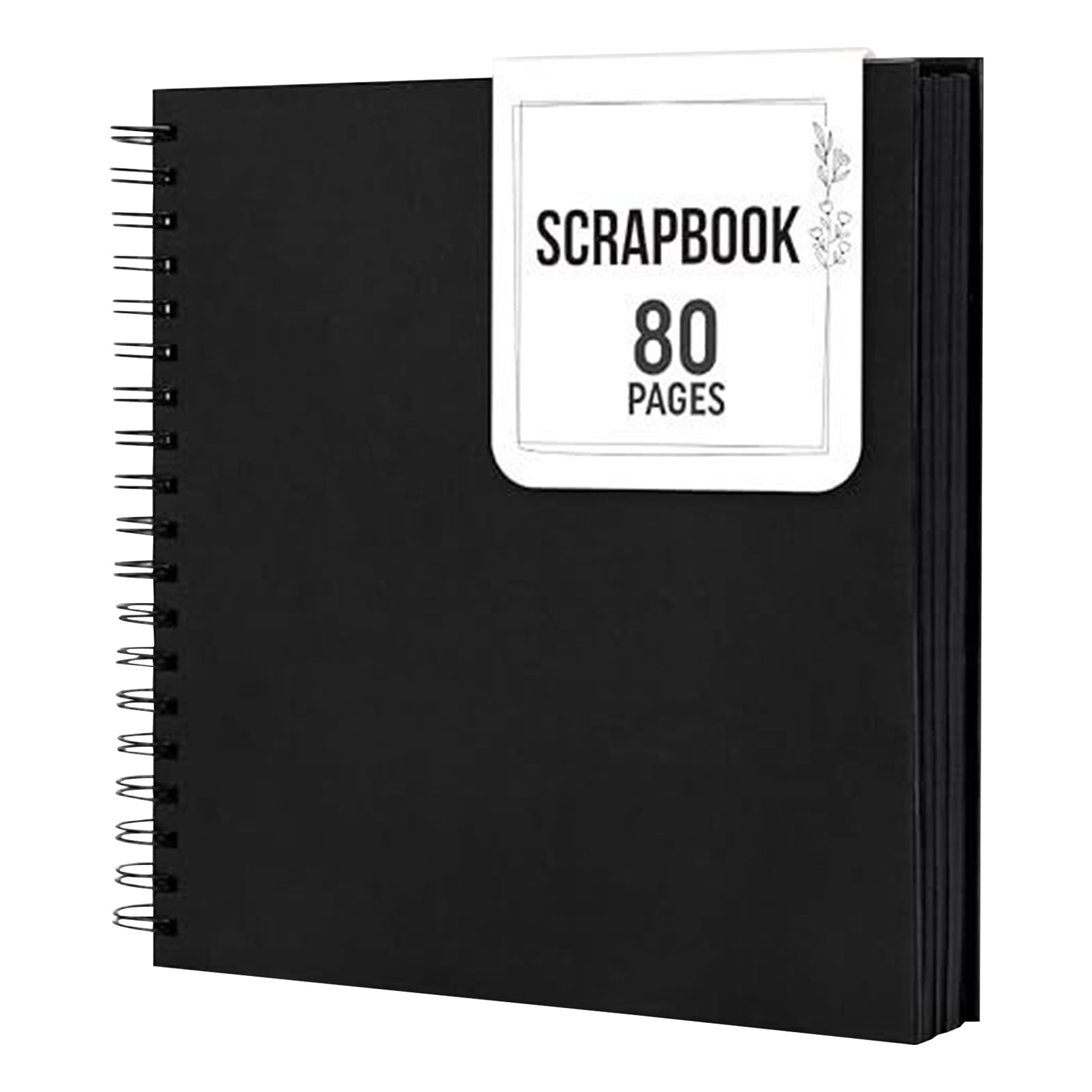ZenCart 8/10-Inch Scrapbook Photo Album 80 Pages Spiral Bound DIY Hard Cover Spiral Wedding Travel Baby Shower Children Family Anniversary Picture Book