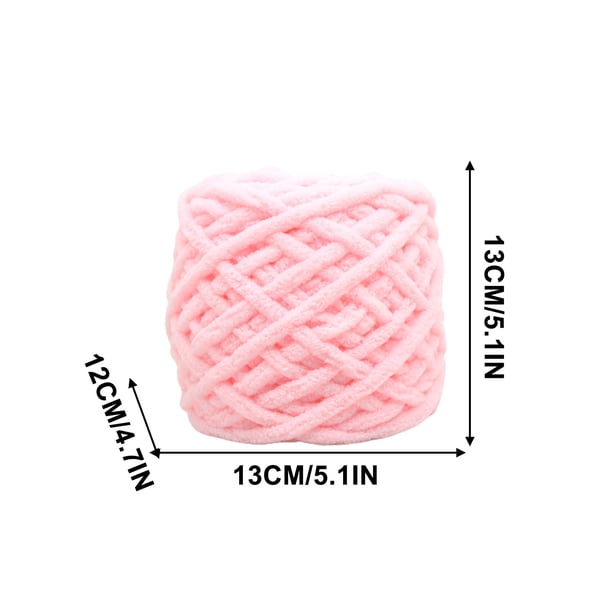 Hilo para el Ganchillo Mano Tejido Hilo de Helado Grueso, Mano Tejido Suéter de Ganchillo Diy, Hilo de Muñeca, Segmentado de Teñido de Bufanda Hilo de Ganchillo para el Ganchillo