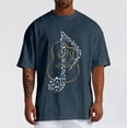 thumbnail image 2 of Xdzjlr T-Shirt pour Hommes Usage Quotidien Col Rond Imprimé Instrument de Musique T-Shirts Tendance Hommes,TTG, 2 of 5