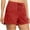 Red, variant on Mlzmgr Athletic Shorts for Women Drawstring Elastic Waist 5" Casual Shorts with Pockets Going out Sports Shorts