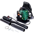 thumbnail image 5 of SESSLIFE Gas Leaf Blower, 63.3CC 2 Stroke Backpack Blower with Extension Tube, Adjustable Strap, Comfortable Handle, 750CFM Commercial Blower for Blowing Leaves/Snow Debris/Dust, Green, 5 of 13