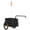 Black 590, variant on Rustic Outdoor Wishing Well Fountain with Adjustable Water Flow, Carbonized Fir Wood Waterfall for Patio Garden Lawn, 44H