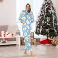 thumbnail image 7 of FORMRS Onesies Pajama for Adults Unisex Hoodie Winter Jumpsuit One Piece Sleepwear, Sizes S-2XL, Playful Fried Eggs, 7 of 7