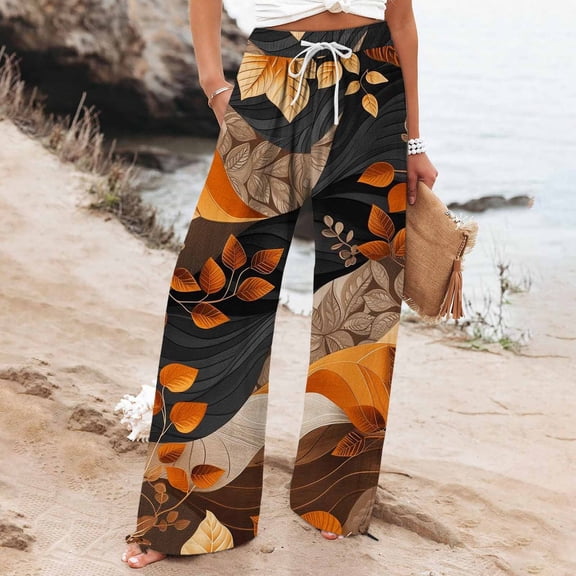 Stephy Women's New Thin Elastic Loose Large Size Korean Version of Everything Long Trousers Casual Trousers Haren, Black, L
